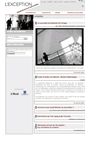 Mobile Screenshot of lexception.rezo.net